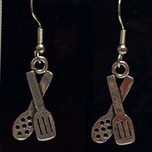 Spoon Earrings, Chef Earrings, Cooking Earrings, Funny Food Earrings, Gift Idea